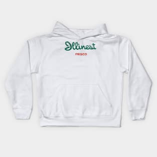 Illinest Holiday Inn Distressed Frisco Kids Hoodie